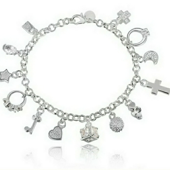 Jewelry - 925 Sterling Silver Charm Bracelet